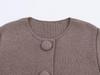 2025 Autumn European Style Women's Covered Button Knitwear