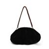Women Faux Fur Shoulder Bag Winter Warm Soft Plush Hobo Bag Large Capacity Purse Fluffy Dumpling Pouch Underarm Chain Bag