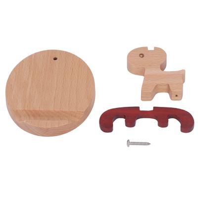 2 Conjuntos Suporte para Celular Formato de Veado Multifuncional de Madeira para Mesa Suporte para Celular de Mesa Decorações de Mesa