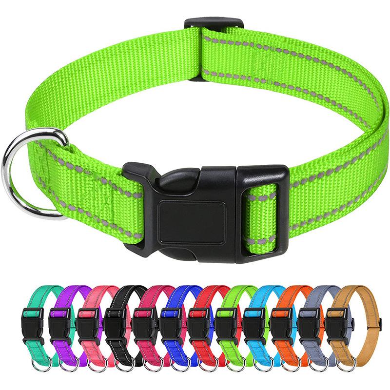 Reflective Dog Collar - Medium Size Anti-Pull Puppy Leash Collar