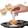 Flower Shaped Cutter Cake Mold Pastry Dough Tamper Set Creative Cake Cup Presser Biscuit Mold Pie Tamper Kitchen Diy Baking Tool