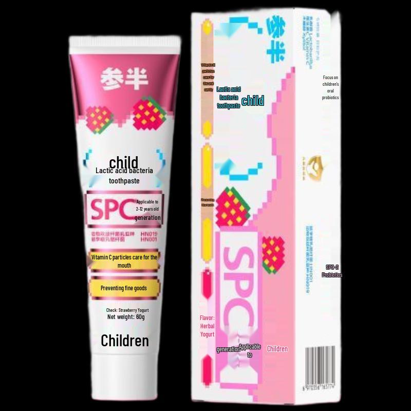 Semibio Kids Strawberry Yogurt Lactic Acid Toothpaste