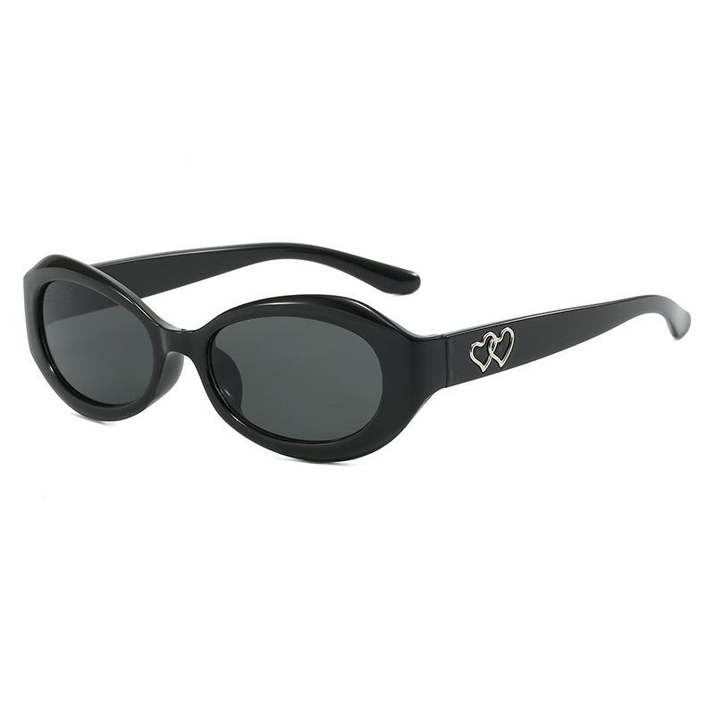 

Retro Steampunk Sun Glasses Female Oval Frame Sunglasses For gentlemen Women Designer Love Ladies Eyewear Oculos De Sol UV400