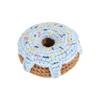 Pletený přívěsek na klíče Donut Ručně háčkovaný tvar donutu Přívěsek na tašku Roztomilý přívěsek na klíče