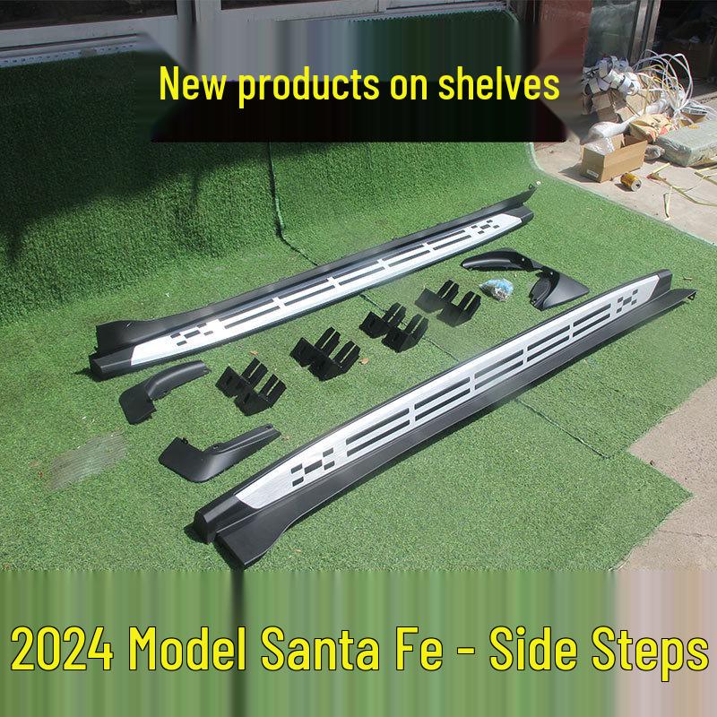 Santa Fe 2024 Side Steps and Entry Pedals - Modified Accessories