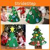 Delightful Diy 3d Cone Felt Christmas Tree Perfect For Kids Toddler Home Decor