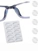 5 Paare/Los Rutschfeste Silikon-Nasenpads für Brillen Lesebrillen und Sonnenbrillen Weiche Anti-Rutsch-Nasenpads Lesebrillen Zubehör