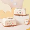 Adorable Bread Tissue Box Plastic Facial Tissue Holder Practical Desk Tissue Case  for Home