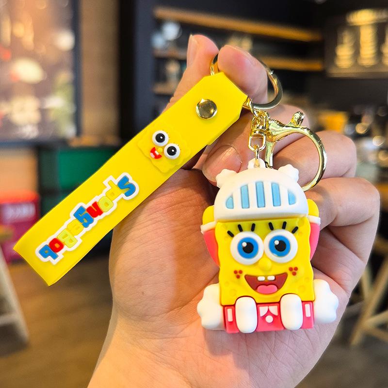 

New SpongeBob SquarePants Patrick Star Keychain Accessory Car Keychain Exquisite Small Gift Schoolbag Gift Small Gift Toys Anime