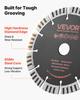 Diamond Blades 160 mm, 5-Pack Wall Chaser Saw Blade Cutting Blade, 22.2 mm Arbor, High-Hardness Diamond Segments, 65Mn Steel Core, Dry Wet Cutting,
