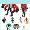 Set de Juego de Figuras de Acción Ben 10 Con Nueve Figuras de PVC de Calidad Premium Para Coleccionistas