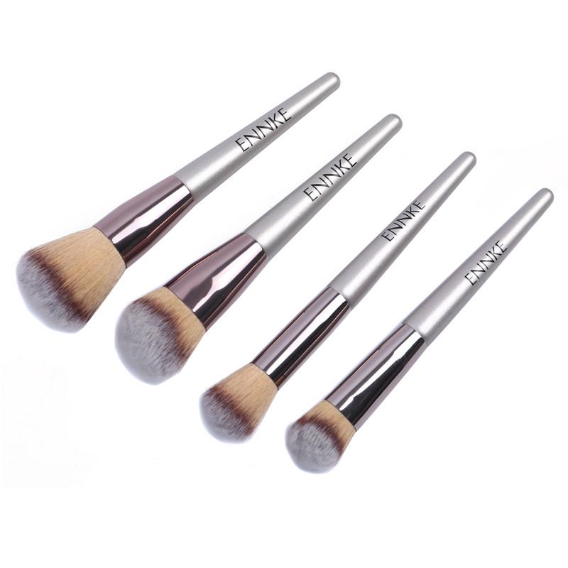 4PCS Makeup Brush Blusher Foundation Powder Brush Face Make Up Cosmetic Tool Set