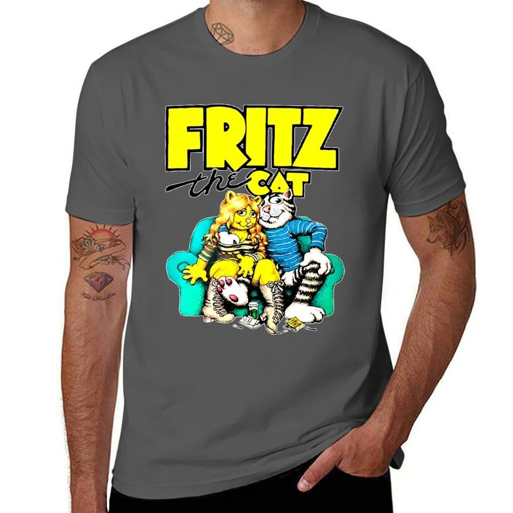 Fritzthecat Tshirt Big Size Short Sleeve Casual Top Tshirt