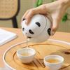 MinGuan Panda Portable Ceramic Kung Fu Travel Tea Set