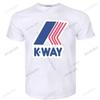 Men's O-collar T-shirt K-Way Men's and Women's Go Out Printed Pete Macro Logo T-shirt Cool Gift Personality T-shirt