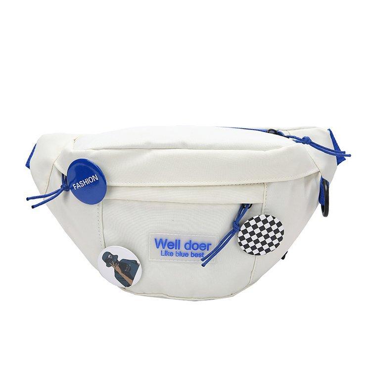 

2025 new fanny pack flow women s messenger bag classic retro versatile anti-splashing small breast bag men and women слонова кістка