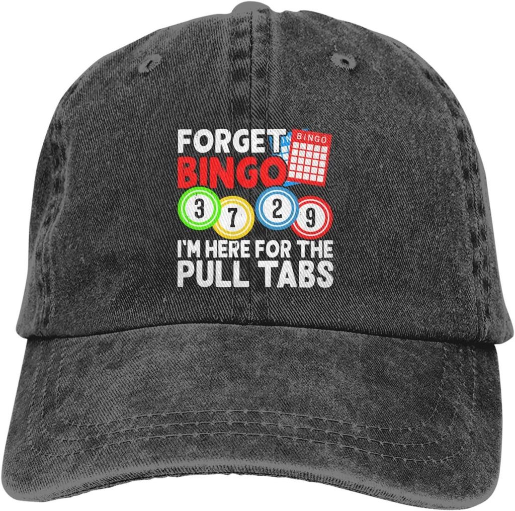 Galna Bingo Människor Basebollkeps Golf Pappahatt Justerbar Original Klassisk Lågprofil Keps Herr Dam