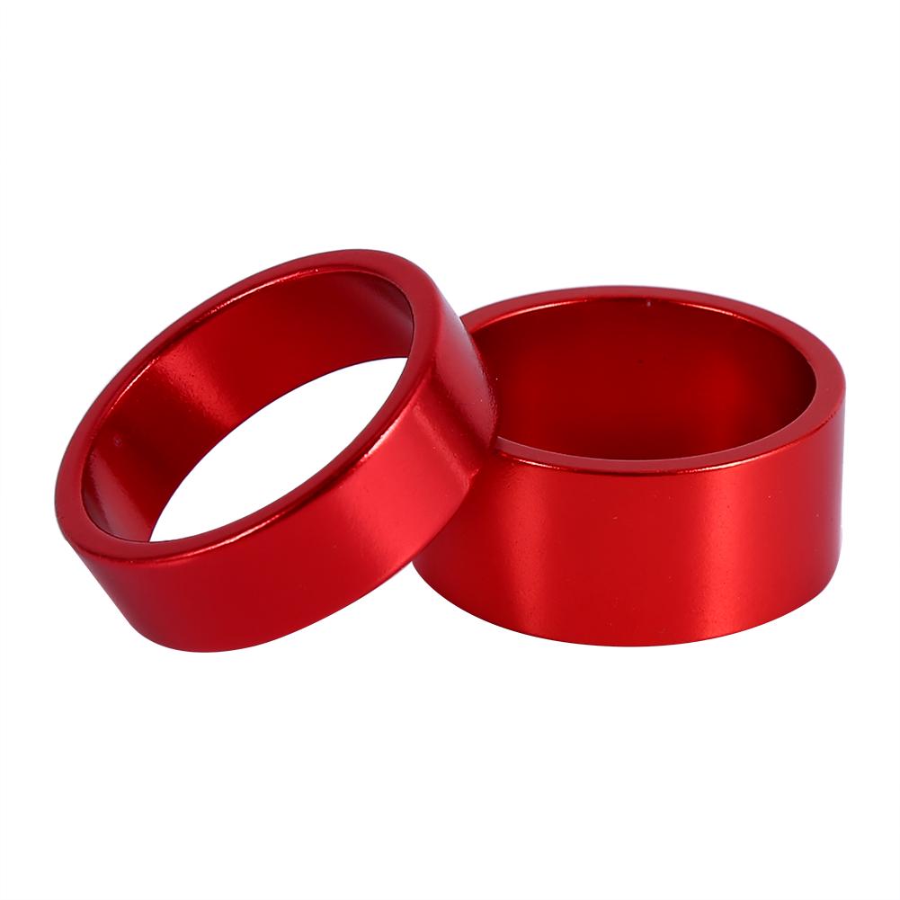4 Colors 4Pcs/Set 5mm/10mm/15mm/20mm Aluminum Alloy Hdset Spacer Bike Front Stem Fork Washer