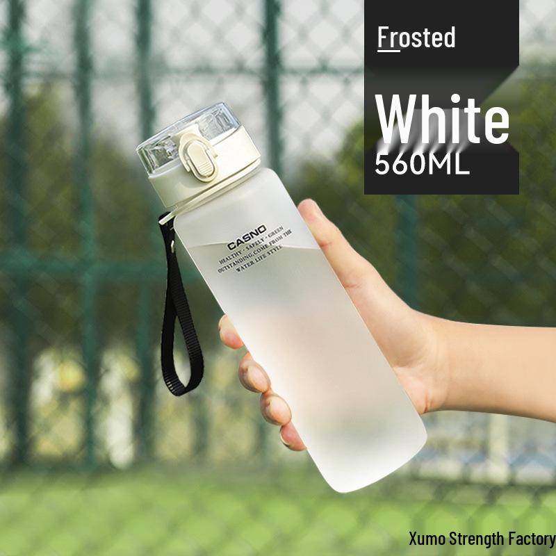 

Fall-Proof High-Temperature Resistant Large Capacity Sports Water Bottle 540ml - Brown