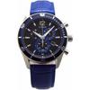 Citizen Eco Drive Chronograph Leather Belt Blue Vo10 6741f