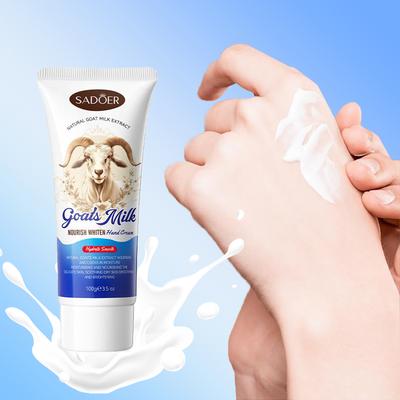 Goat Milk Nourishing Whitening Hand Cream Hand Cream for Autumn and Winter Dry Seasons