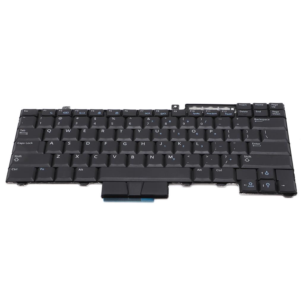 Replacement Keyboard Durable Convenient Replace Keyboard for DELL E6400 E6410 M4400 M2400 E6500Black