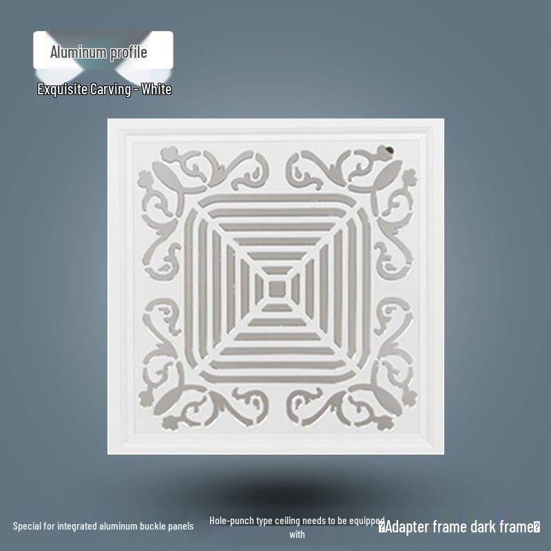 300x300 Silent Integrated Ceiling Ventilation Fan for Bathroom and Kitchen