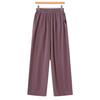Extra Wide Plus Size Women's Summer Two-Piece Outfit: Loose Fit Clothing for Middle-Aged and Elderly