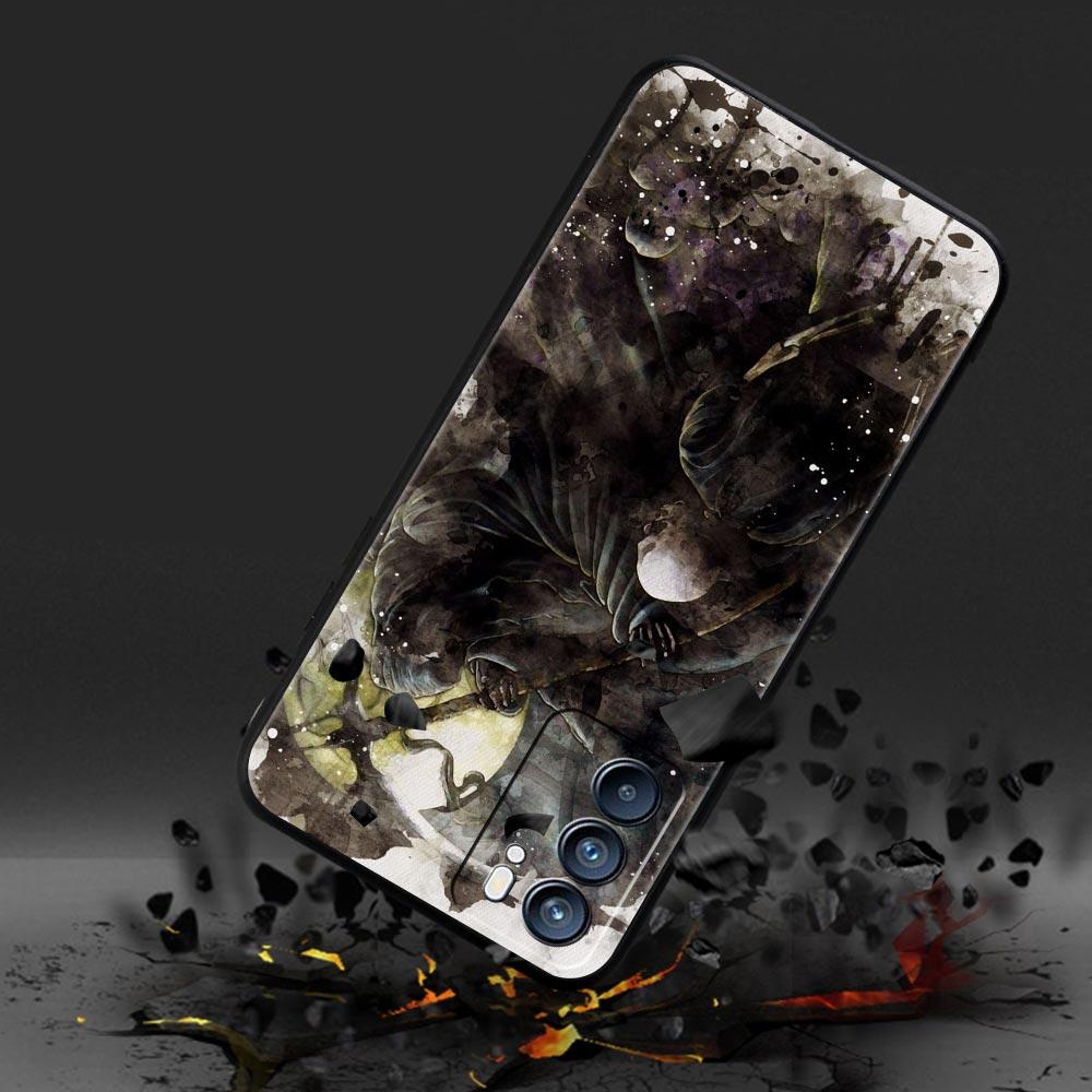 Grim Reaper Skull Skeleton Phone Case For Oppo Find X5 A54 A53 A52 A9 2020 A15 A95 A76 A74 A12 Reno7 SE Reno6 Pro Plus 5G Cover