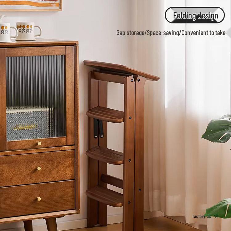 Multifunctional Household Foldable Stool & Ladder for Kitchen and Bar Use