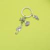 Custom Turtle Metal Keychain Pendant - Antique Silver Marine Animal Keyring for Bags and Cars