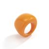 Exaggerated Retro Court Pastoral Round Ring for Women, Personalized Macaron Geometric Jewelry