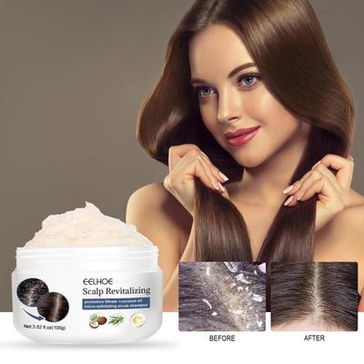 Scrub Esfoliante per il Cuoio Capelluto Idratante Trattamento Detergente per il Cuoio Capelluto per Capelli Secchi Scrub Rinfrescante