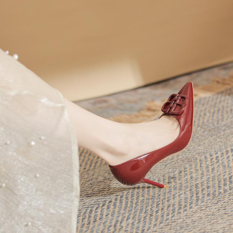 

B туфли-лодочки женские стилетто новый стиль простые для работы CM 40