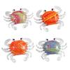 Crab Squeeze Toy Slow-Rising TPR Fidget for Stress Relief Cute Transparent Claws Portable Decompression Gadget for Kids Adults