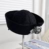 Breathable Lace Sailor Hat Cuffed Brim Beret Cap New Painter's Hat  Harajuku Style