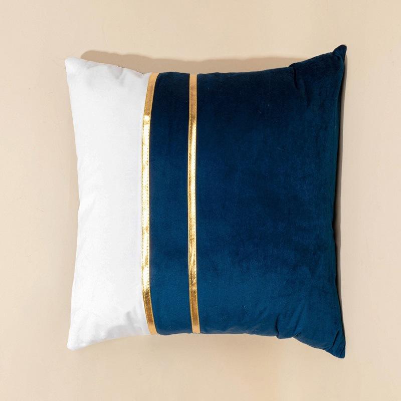 Taie d'oreiller Luxe Léger Nordique Sans Garniture Velours Hollandais Coussin de Tête en Velours Coussin de Canapé Coussin de Taille