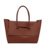 Korean Style 2024 Women's Large Capacity Textured Crossbody Handbag - Trendy Business Commute Tote