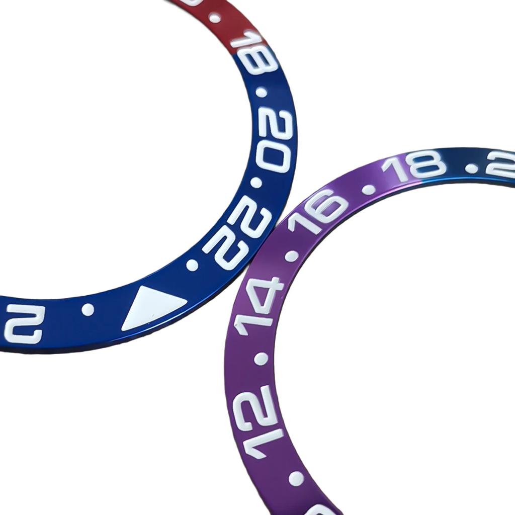 38mm Kroužek na hodinky Vysoce kvalitní keramická vložka lunety pro 40mm pouzdro hodinek Příslušenství Vnitřní průměr 30,5 mm