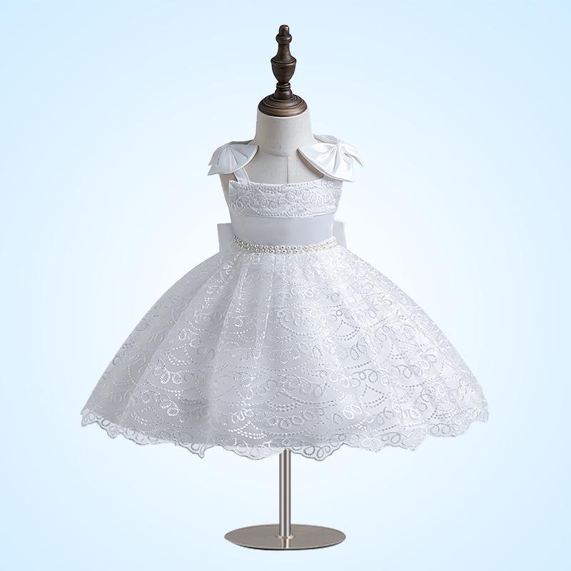 Princess Bow Baby Dress for Birthday, Wedding, or Evening - One Year Old