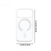 For 18 Ultra/18 Pro/18 Pro Max Transparent Magnetic Case Wireless Charging for Magsafe Slim PC Hard Clear Phone Cover