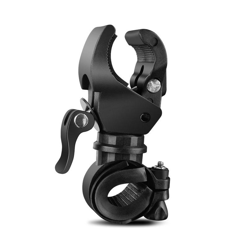 360° Rotating Bicycle & Motorcycle Flashlight Mount Clip