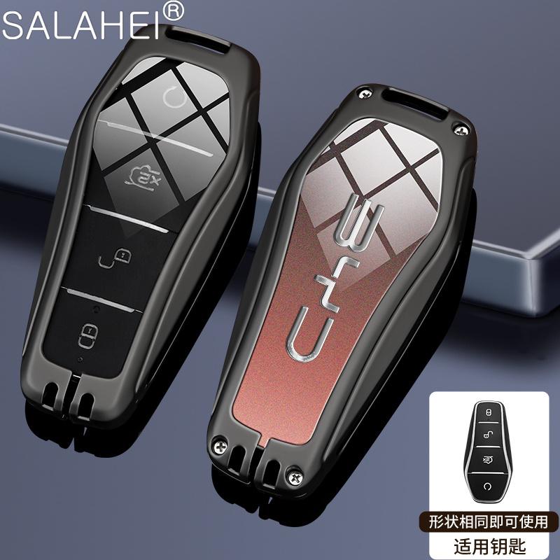 

Car Key Case Full Cover Protection Holder Shell For BYD Tang EV600 Han EV Yuan ATTO 3 Song PLUS Pro MAX DMI Qin Auto Accessories