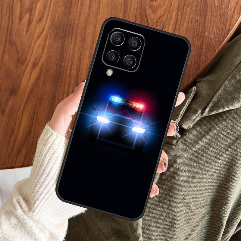 Police Cars Light At Night Case For Samsung Galaxy M14 M34 M54 M12 M32 M52 M15 M11 M13 M06 M16 M36 M56 M31 M53 M35 M55
