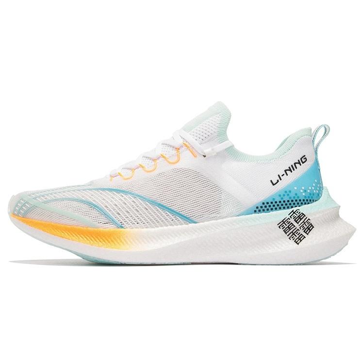 Li-Ning Feidian Challenger White Blue Yellow Men s ARMS011-1 EU 43⅔