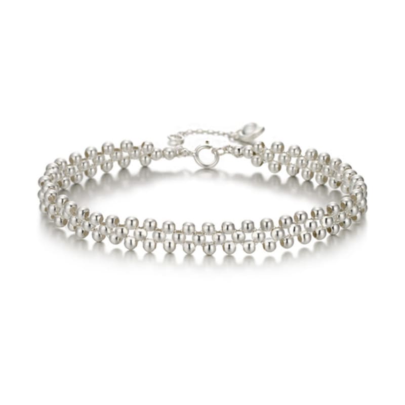 PAIGEFLYNN JEWELRY [925 Silver] Dot Lace Bracelet