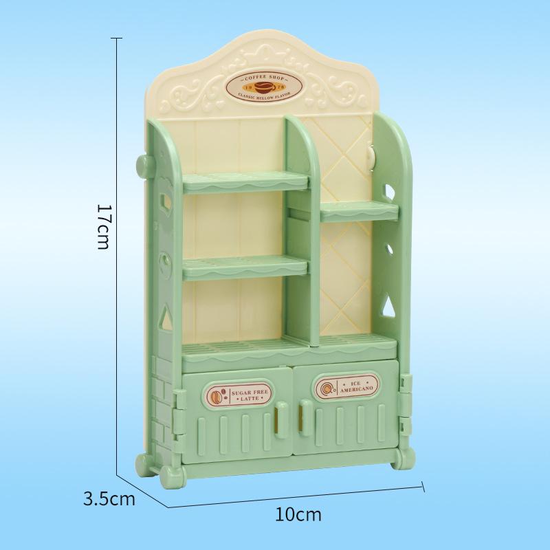 Miniature Dollhouse Supermarket & Dining Accessories Set