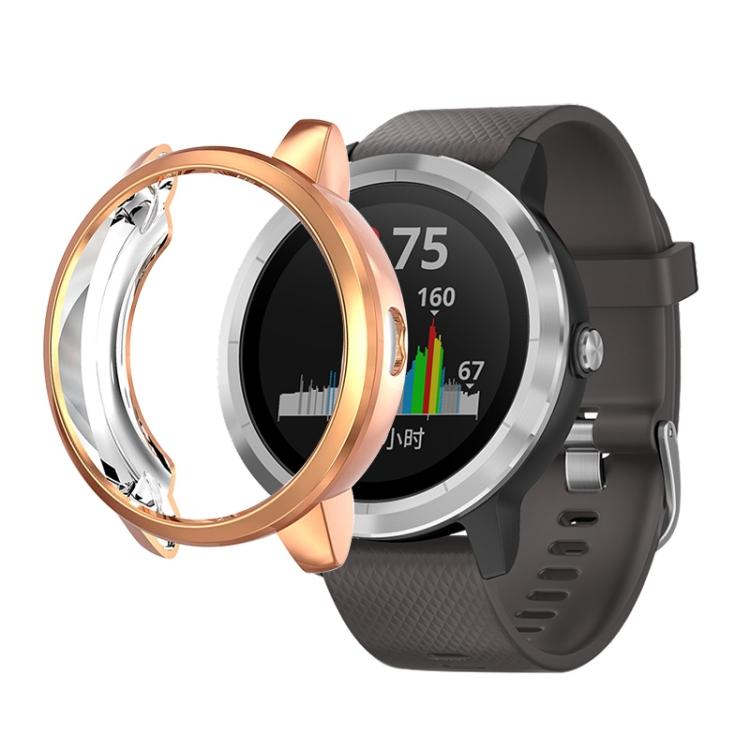 

Для Garmin Vivoactive 3 защитный чехол TPU(черный) золотистый