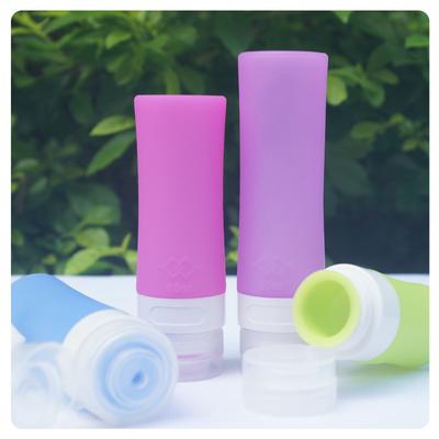 Reise Silikongel Verpackungsflasche Squeeze Kosmetik Shampoo Lotion Flasche Duschgel Tragbares Waschset
