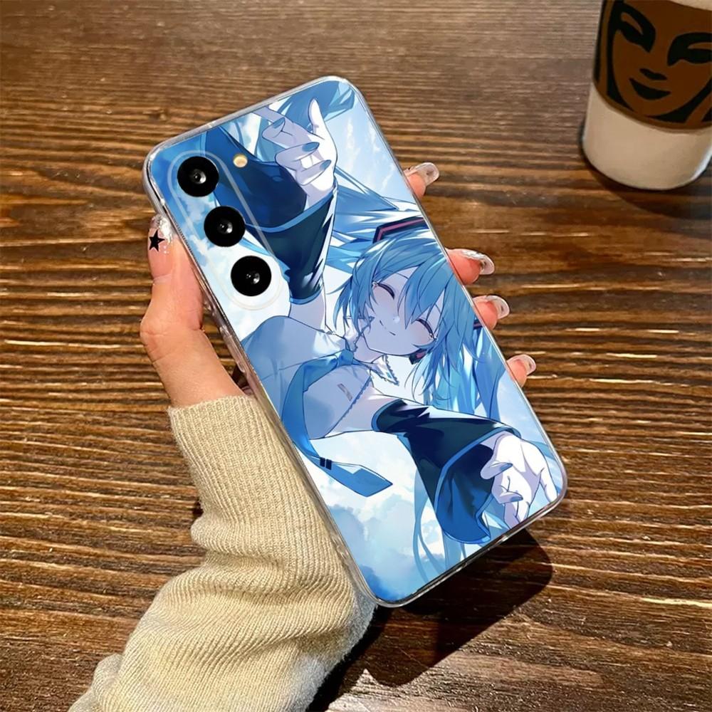 Anime M-MIKUS-S Phone Case For Samsung S23,23,22,30,21,10,9,8,7,Note20 Ultra,Lite,Ultra,5G,Plus,FE,Soft Transparent Case
